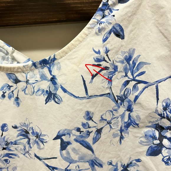 Antonio Melani x Born on Fifth Blue and White Floral Set Size 14 - Picture 14 of 14